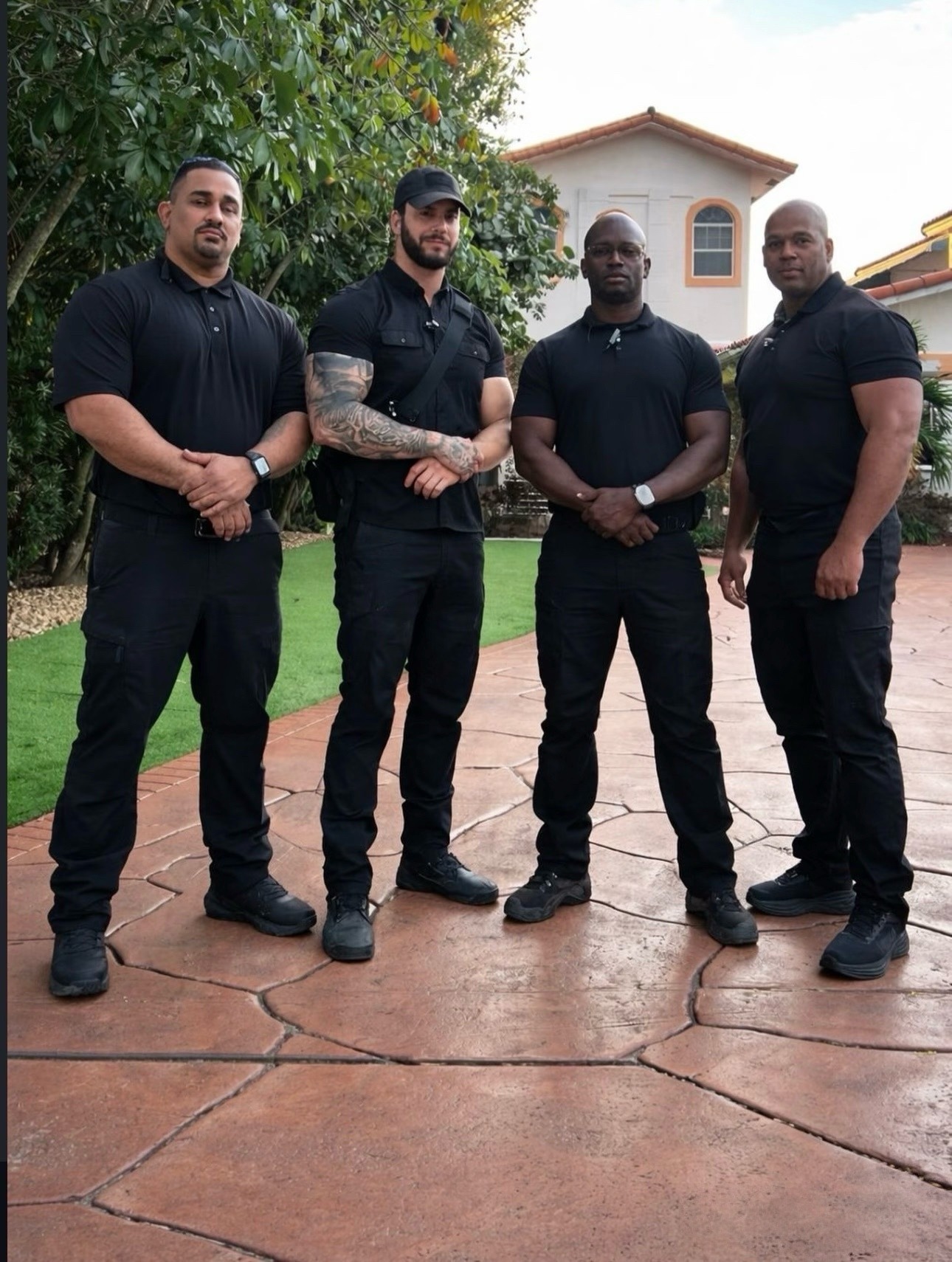 Professional security team
